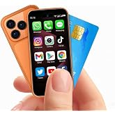 Morspawive Mini Phone Unlocked 3.75" HD Touch Screen Mini Smartphone Android Compact Mobile Phone for Kids &amp;Students Cell Phone wih Quad-Core Dual SIM Face lD1GB+16GB