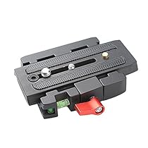 Andoer&reg; Quick Release Clamp Adapter + Quick Release Plate P200 Compatible for Manfrotto 501 500AH 701HDV 503HDV Q5