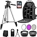 Professional 55MM Accessory Bundle Kit for Nikon D3400 D5600 D3300 AF-P & DSLR Cameras, 12 Accessories for Nikon