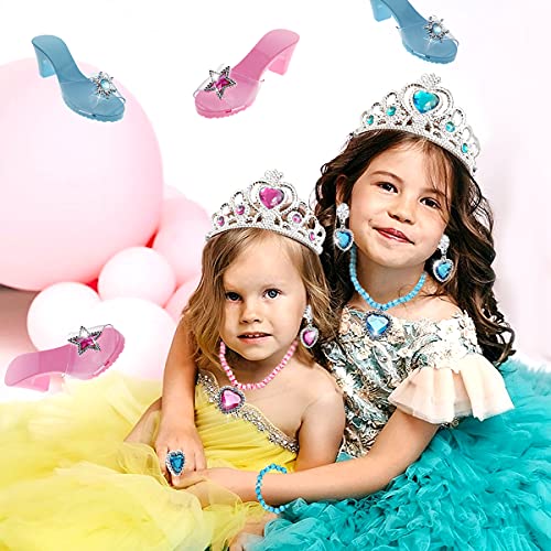 Princess Toys Gifts for 3 4 5 6 7 8 Year Old Girls,Toddler Little Girl Toys ages 3+ Year Old Birthday Easter Halloween Christmas Gifts Princess Dress Up Shoes Exquisite Box Indoor Outdoor Party Games