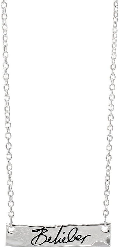 Justin BieberBelieber Script Bar Necklace