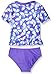 Osh Kosh Girls' Butterfly Peplum Short Sleeve Rash Guard Set