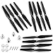 XiaoPengYo Spare Parts Propeller Blades + Blade Cover Compatible for Syma X8 X8C X8W X8G X8HC X8HW X8HG Quadcopter