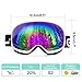 Odoland Kids Ski Goggles, Snowboard Goggles for Youth Skiing Age 8-16, Snow Goggles S2 Double Lens Anti-Fog UV400 Protection