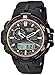 Casio Men's 'Pro Trek' Quartz Stainless Steel and Resin Sport Watch, Color:Black...