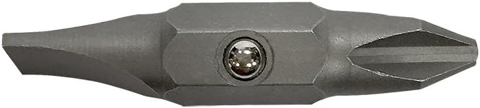 Klein Tools 32483 Bit for 11-in-1 and 10-in-1 Klein Screwdriver Nut Driver, #2 Phillips, 1/4-Inch Slotted - - 