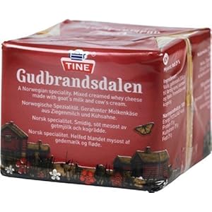 Gudbrandsdalen Kaas 0,2 kg Tine Brunost Gjetost Ricotta Kaas Noorwegen Brunost