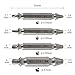 CO-Z Stripped Screw Extractor Set, HSS Easy Out Extractor Kit for Broken Bolts Screws Taps, Small Damaged Screw Remover Pliers Tool for Home Use, 4PCS