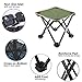 Espistmo Portable Folding Camping Stool,Aviation Aluminum Framed Mini Portable Folding Chairs Hold 200lbs for Backpacking,Hiking,BBQ,Picnic,Travel,Beach Chair with Carry Bag (Green)thumb 1