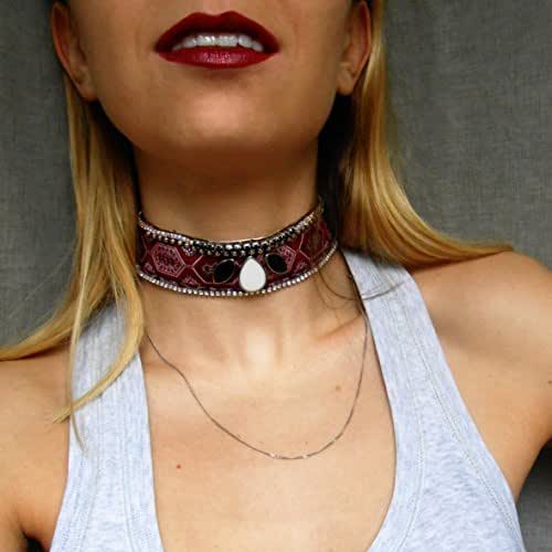 Bohemian choker necklace Clearance