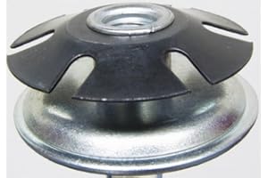 Oajen metal threaded star type insert adapter for 1" OD round tubing, 5/16" - 18 thread, pack of 20