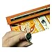 QBEKA Makeup Black Waterproof Liquid Eyeliner, Double-Ended Eyeliner Stamp Eyeliner Tattoo (Crescent)