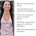 Baby Teething Necklace for Mom to Wear. Fashionable Silicone Nursing Jewelry, Perfect Distraction for Breastfeeding Babies. FREE bonus Pain Remedies Guide. NO BPA - 100% Guaranteed (Pearl White)