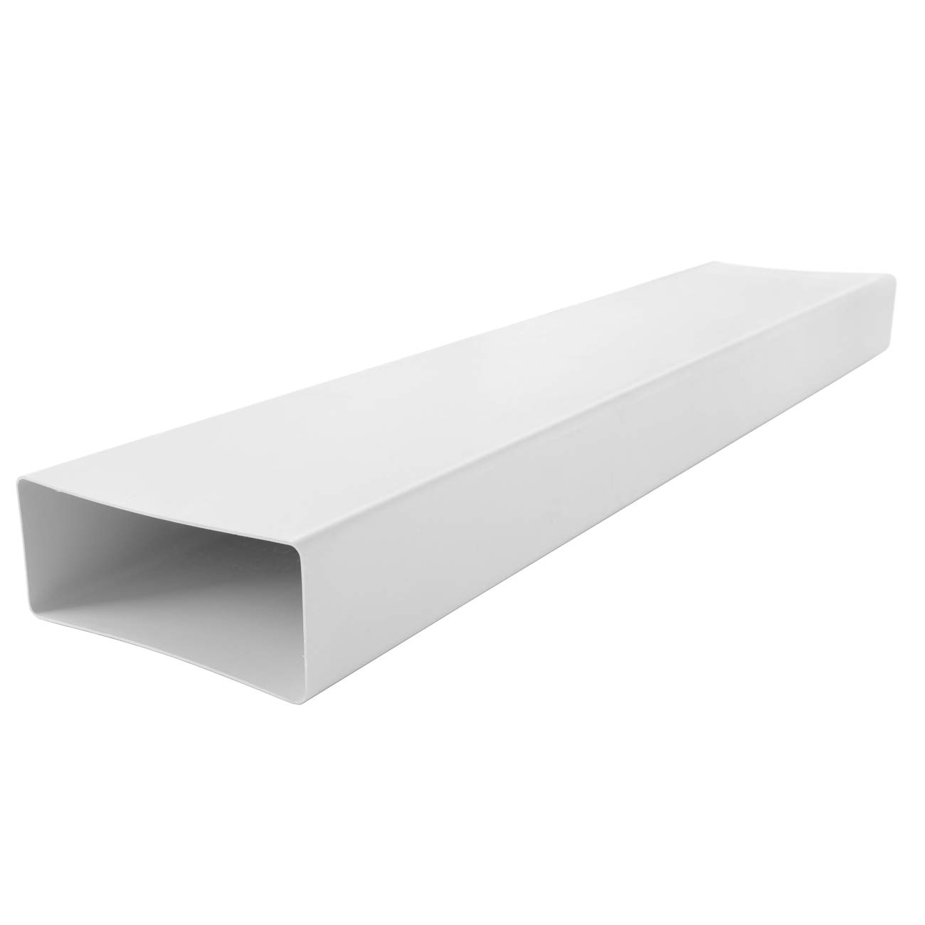 Ventilation CT1229B Rectangular PVC Duct Ventilation Tube, 220x90 mm. White