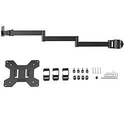 WALI Single Monitor Arm, Universal 3 Tier Arm Fully
