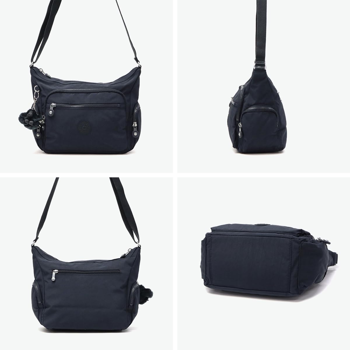 Kipling GABBIE S Kleine Umhängetasche, Black Noir (Schwarz)