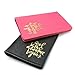SanSiDo RFID Blocking Leather Passport Cover Passport Holder Travel Wallet Passport Wallet Case - FULL GRAIN LEATHER (Rose)