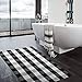 KIMODE Buffalo Plaid Outdoor Checkered Rug 24