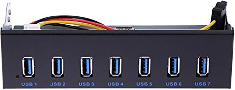 7 Puertos USB 3.0 Hub 5 GBS 5,25 Pulgadas CD-ROM Drive Bay CD ROM