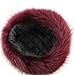 Dikoaina Faux Fur Cossack Russian Style Hat for Ladies Winter Hats for Women (M, Purple)