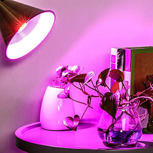 Full Spectrum E26 LED Grow Light Bulb, 60W Grow Plant Light for