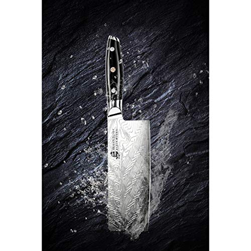 TUO Vegetable Meat Cleaver Knife Chinese Chef’s Knife 7inch High Carbon Stainless Steel