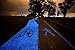 COCODE Glow in the Dark Pebbles and Stones for Walkway Yard Garden and Decor DIY Decorative Gravel Rocks in Blue(200PCS)