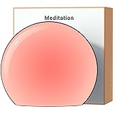 Meditation White Noise Sound Machine with 30 Soothing Sounds 12 Colors Night Light 10 Brightness Levels 32-Level Volume Control 4 Timers and Memory Function Sleep Machine for Baby Kids Adults (Black)