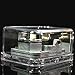 Pursuestar Acrylic Hand Crank Music Box for Wife/Mom/Daughter/Son - Unique Best Gifts for Birthday Christmas Wedding Valentine's Day Fit for HP