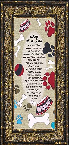 Wag of a Tail, Love Dogs Gift, Dog Picture Frames, 6x12 7764BC