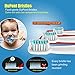 IEnkidu Sonic Electric Toothbrush Waterproof Whitening Prevent Tooth Decay Removes Plaque with 2 Extra Replacement Brush Heads 4 Colors (Pink)