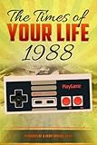 The Times of your Life 1988: born in 1988? Unique birthday gift or anniversary present idea - birthday kardlet