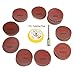 INSMA 100PCS 2 Inch Sander Paper Sanding Discs with 1/8'' 6mm Shank M6 Backer, Aluminum Oxide PSA Sandpaper Hook and Loop Pads, Self Stick Polishing Pad, for Grinder Rotary Tool