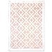 Ivanka Trump Wildflower Collection: Super Soft Plush Baby Blanket - Pink/White Trellis