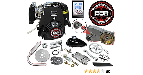 49cc 4g T Belt Drive Complete Gas Powered Engine Kit Information