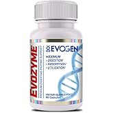 Evogen Evozyme - Premium Digestive Enzymes for Women & Men | Enzymes for Digestion with Absorption & Nutrient Utilization Support | 60 Capsules