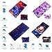 6PCS/12PCS Seamless Headband camo Bandanas Headwear for Men&Women Neckwarmer Scarf 16-in-1 Multifunctional for Music Festivals Raves Neck Gaiter Magic Scarf Fishing Mask(12pcs-Purple)