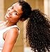 Burlybands Large Hair Ties for Thick, Heavy or Curly Hair - Non-Slip, Non-Damage, Seamless Women's Ponytail Scrunchies - Brown, 3 Pcs