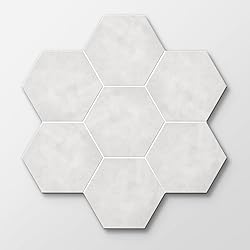 Alwayspon 12Pcs Hexagon LVT Flooring Peel and Stick