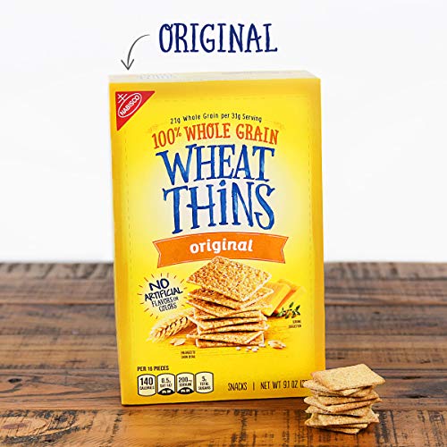Wheat Thins Original Whole Grain Wheat Crackers, 6 9.1 oz Boxes
