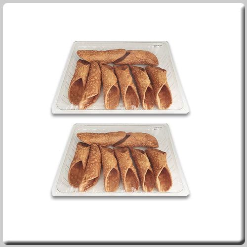 Cucina Amorosa Large Cannoli Shells Made in Sicily 16 Count 6.5 Oz