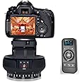 Mcoplus YT1200 Intelligent Rotation Remote Control Pan Tilt Head, Automatic Motorized Rotating Panoramic Head for Cameras/Smartphones (Limited Weight Under 1kg)