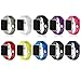 top4cus 42mm Soft Silicone Replacement Sport Strap iWatch Band for Apple Watch 42mm Edition & Sport & Apple watch Series 1 and Series 2 - Small / Medium - Special White