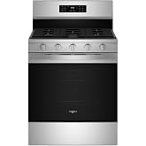 Whirlpool WFGS5030RZ 5 Cu. Ft. Stainless Built-In Gas Range