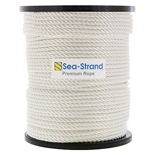 Sea-Strand 1/4" x 600' Reel, 3-Strand Nylon Rope