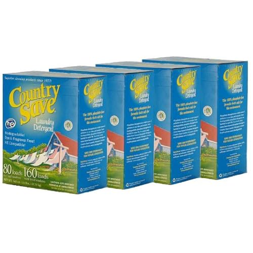 Country Save HE Laundry Detergent, Powder, 160-Load, 10-lb Boxes (Pack of 4) image