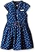 Calvin Klein Big Girls' Discharge Printed Denim Dress, Assorted, 6