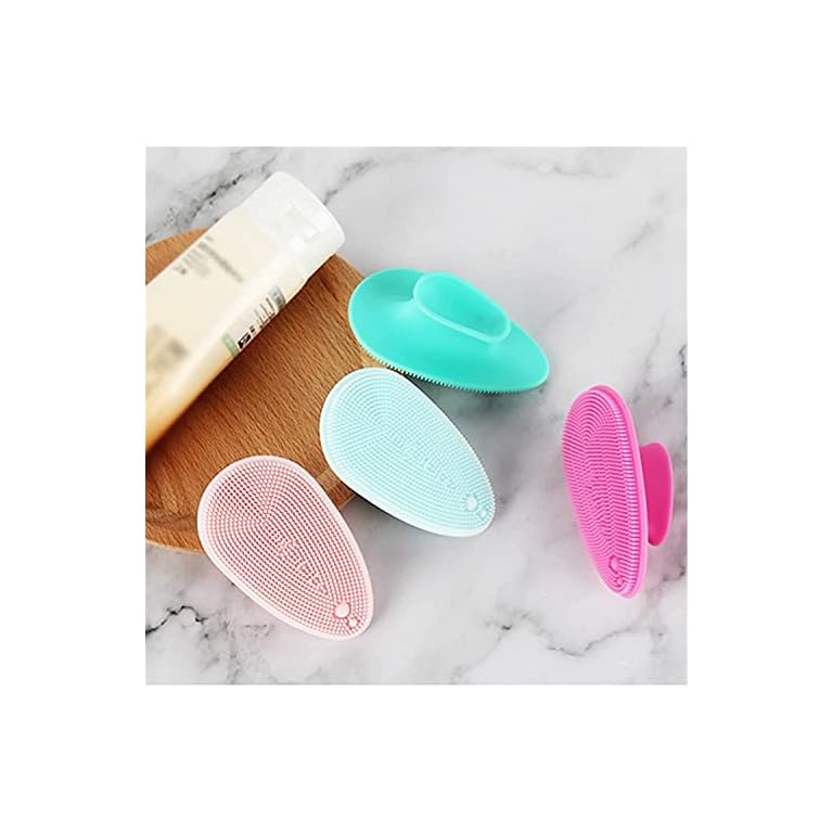 Silicone Facial Cleansing Brush Face Scrub Pads for Exfoliating, Makeup
