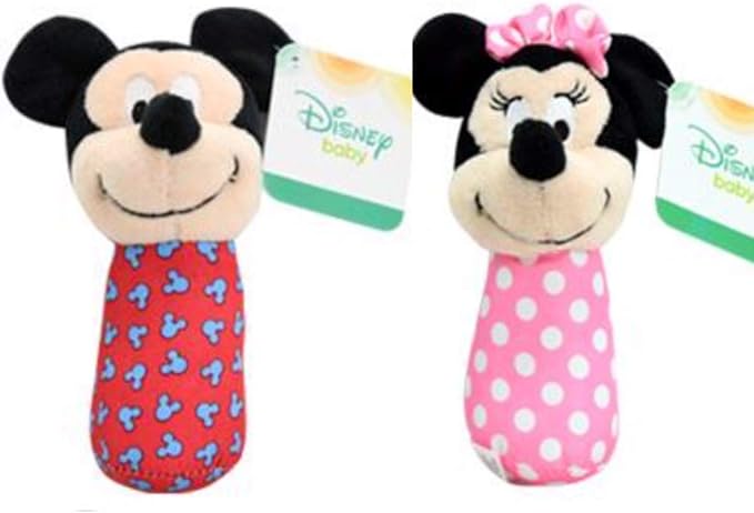 minnie mouse plush rattle
