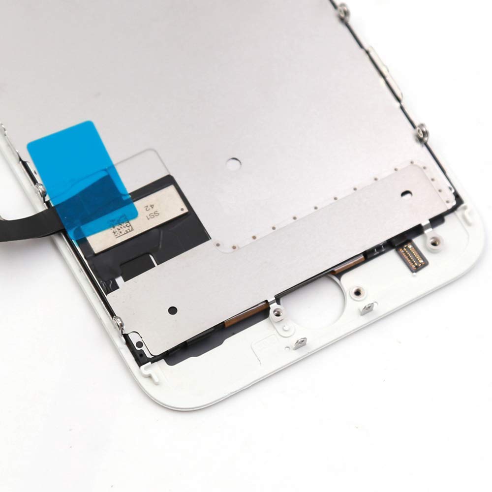 recyco Screen Replacement Compatible iPhone 7 Front Camera + Facing Proximity Sensor + Ear Speaker -4.7 inch LCD Display Digitizer 3D Touch Assembly + Tools White